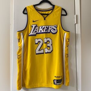 Lakers Nike LeBron James Swingman Men's Jersey LA LORE SERIES 48 Large